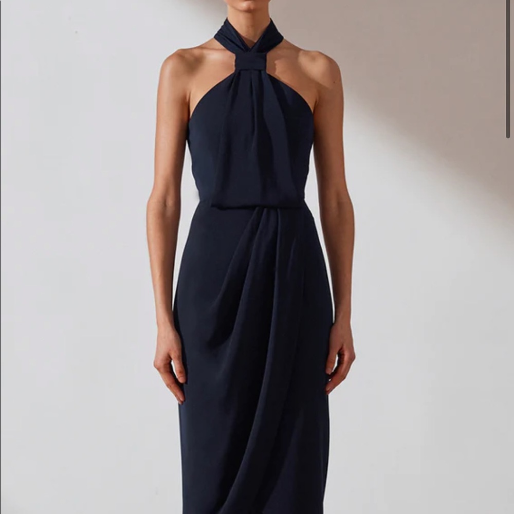 Shona Joy Core Knot Drapes Dress